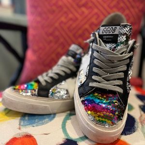sz 41 flip sequin “May” Golden Goose sneakers